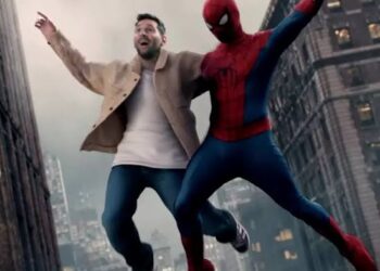 Messi apareció en la publicidad de la nueva película de Spider-Man con Tom Holland