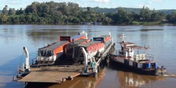 Por la crecida del río Uruguay, permanece cerrado el paso fronterizo entre San Javier y Porto Xavier
