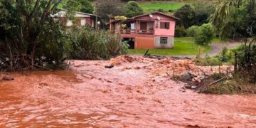 Un fuerte temporal azotó a Río Grande del Sur y dejó decenas de evacuados en más de cuarenta municipios