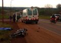 San José: motociclista murió tras ser embestido por un camión en la ruta 14