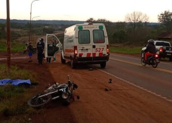 San José: motociclista murió tras ser embestido por un camión en la ruta 14