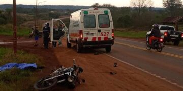 San José: motociclista murió tras ser embestido por un camión en la ruta 14