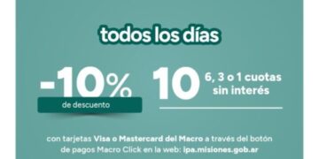 El Ahora Patente llega a 32 municipios de Misiones con cuotas sin interés y 10% de reintegro