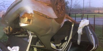 Conductor alcoholizado detenido tras despistar y volcar en Apóstoles