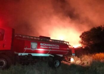Posadas: voraz incendio arrasó diez hectáreas de malezas en El Porvenir 2