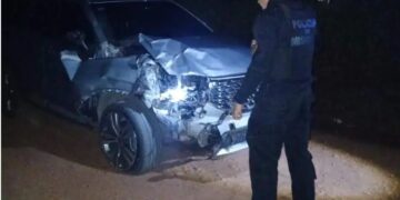 Fracrán: chocó, mató a dos jóvenes y huyó en una camioneta que fue robada en Buenos Aires