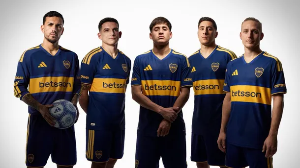Boca presentó su nueva camiseta titular