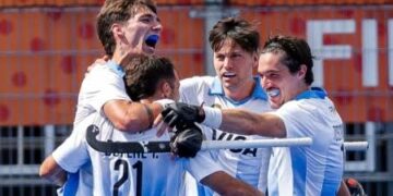 Los Leones golearon 5-3 a India y esperan por el resultado de Inglaterra-Países Bajos para pasar a semifinales