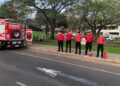 La Policía brinda de seguridad en la primera prueba piloto de la Estudiantina 2026