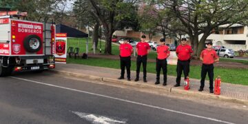 La Policía brinda de seguridad en la primera prueba piloto de la Estudiantina 2026