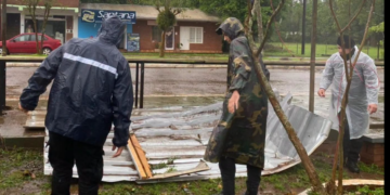 Más de 30 viviendas fueron dañadas por el temporal el varios municipios de la provincia