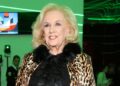Mirtha Legrand fue dada de alta tras pasar una semana internada por un problema respiratorio