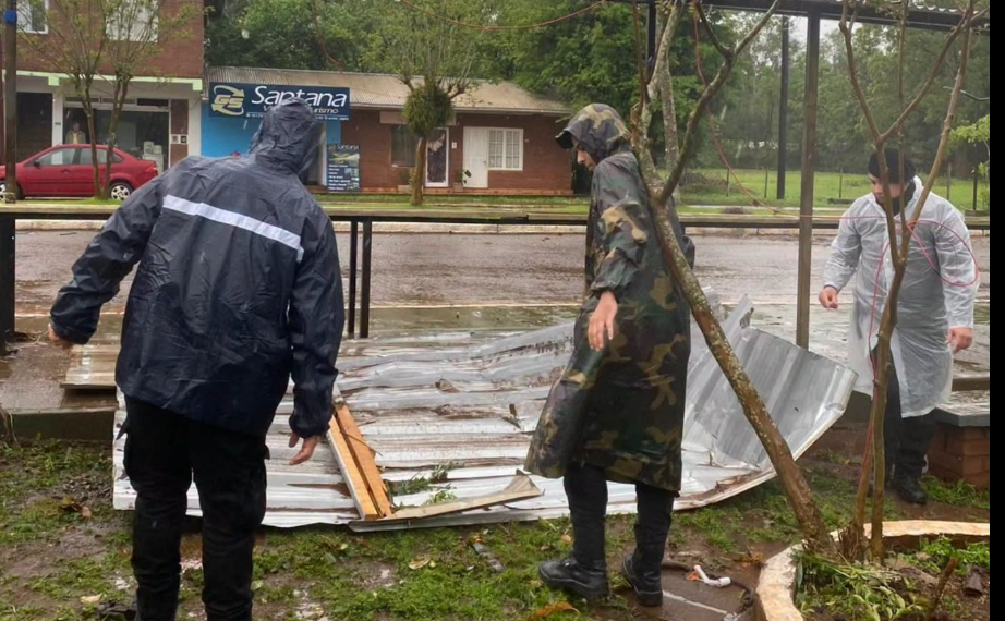 Más de 30 viviendas fueron dañadas por el temporal el varios municipios de la provincia