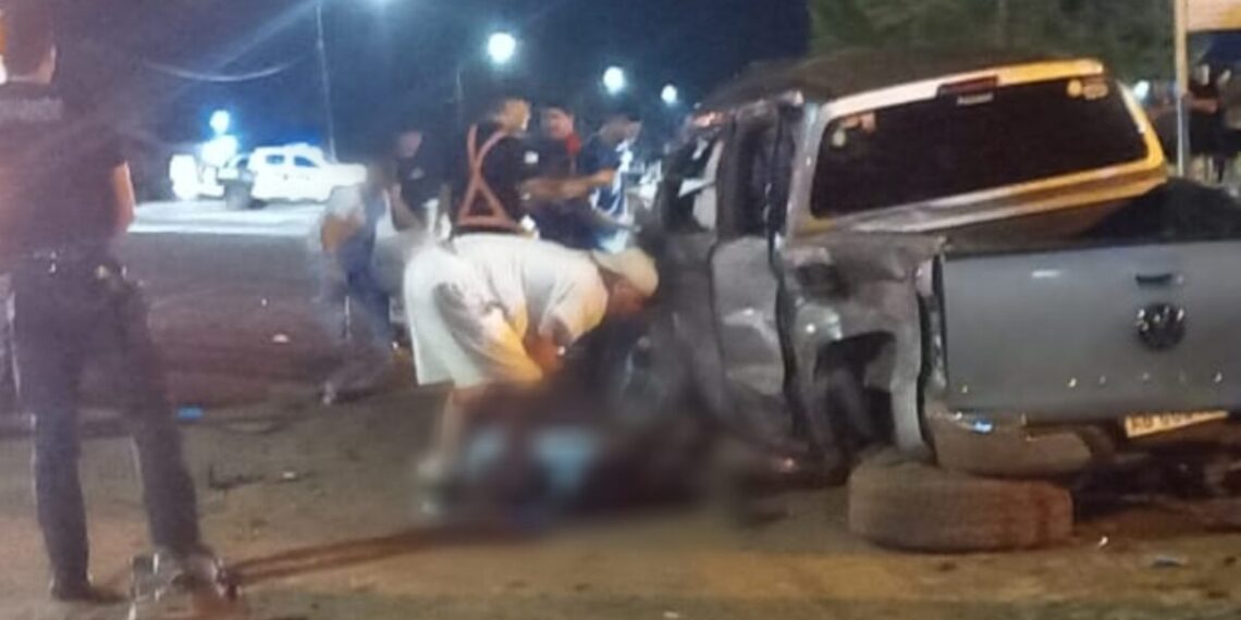 San Vicente: Un adolescente de 14 años conducía una camioneta que chocó y dejó dos muertos