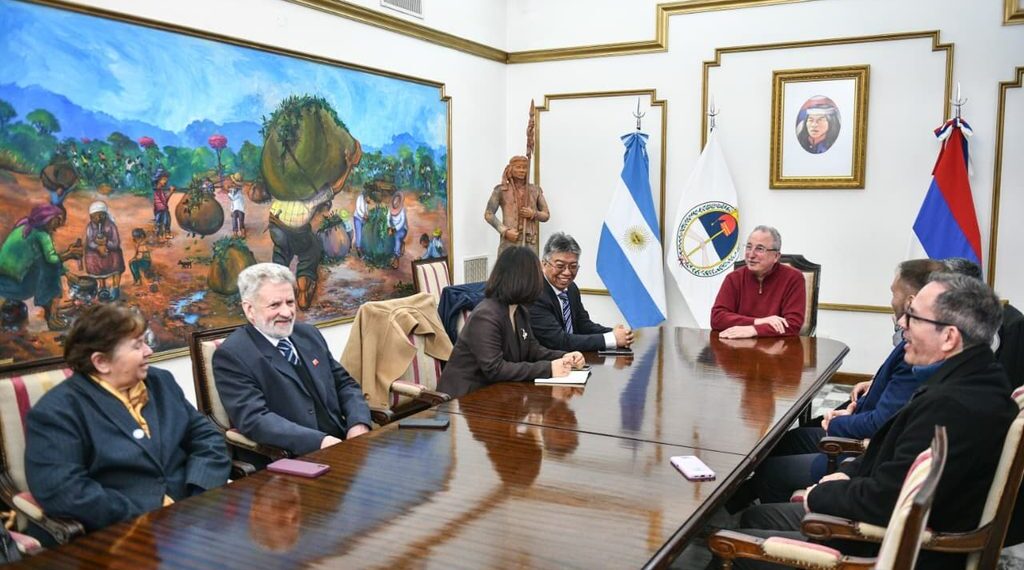 Passalacqua recibió a representantes de la Universidad de Hebei para fortalecer vínculos académicos con China