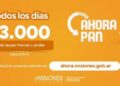 El programa Ahora Pan continúa hasta el 15 de octubre manteniendo el precio tope a $3.000