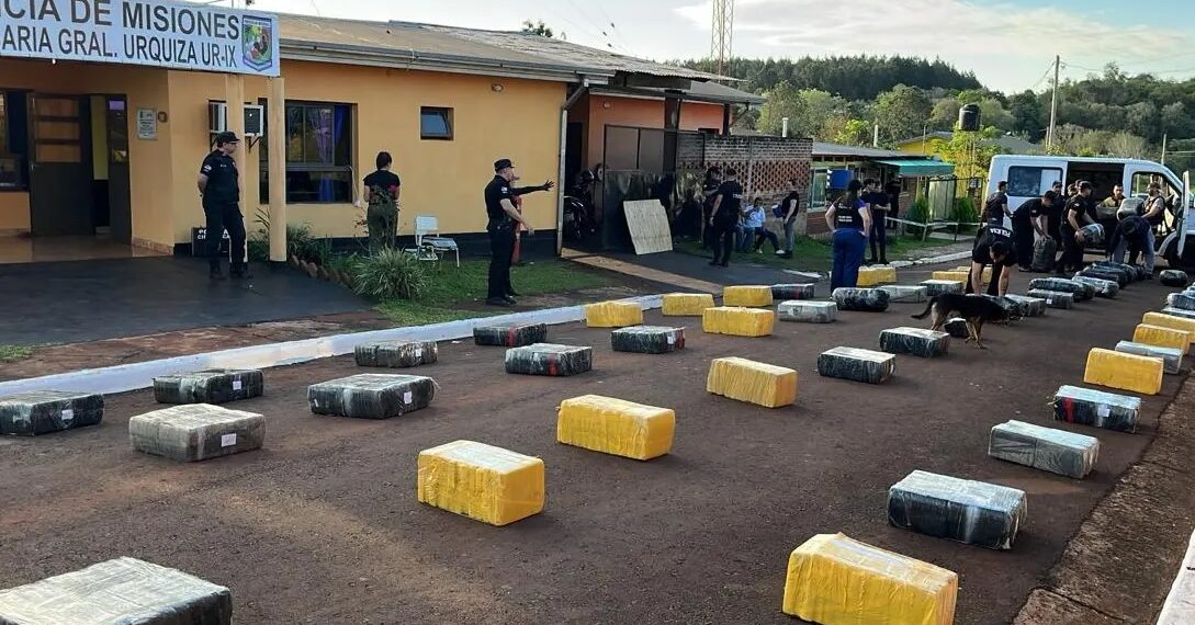 Incautaron casi dos toneladas de marihuana en General Urquiza