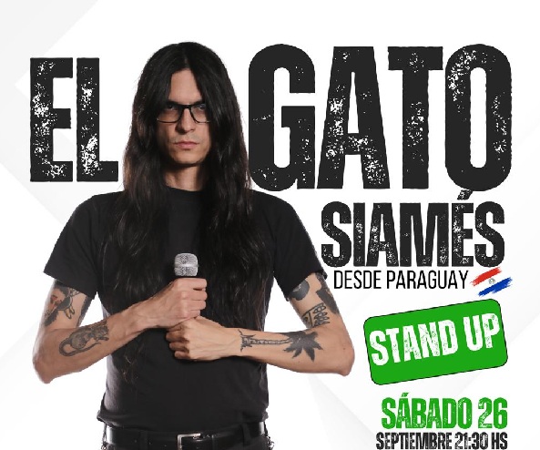 Desde Paraguay llega el humor del Gato Siamés a la Sala Mandové