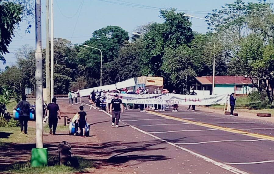 Corte de tránsito en la Ruta 12: habilitaron desvíos alternativos en Montecarlo