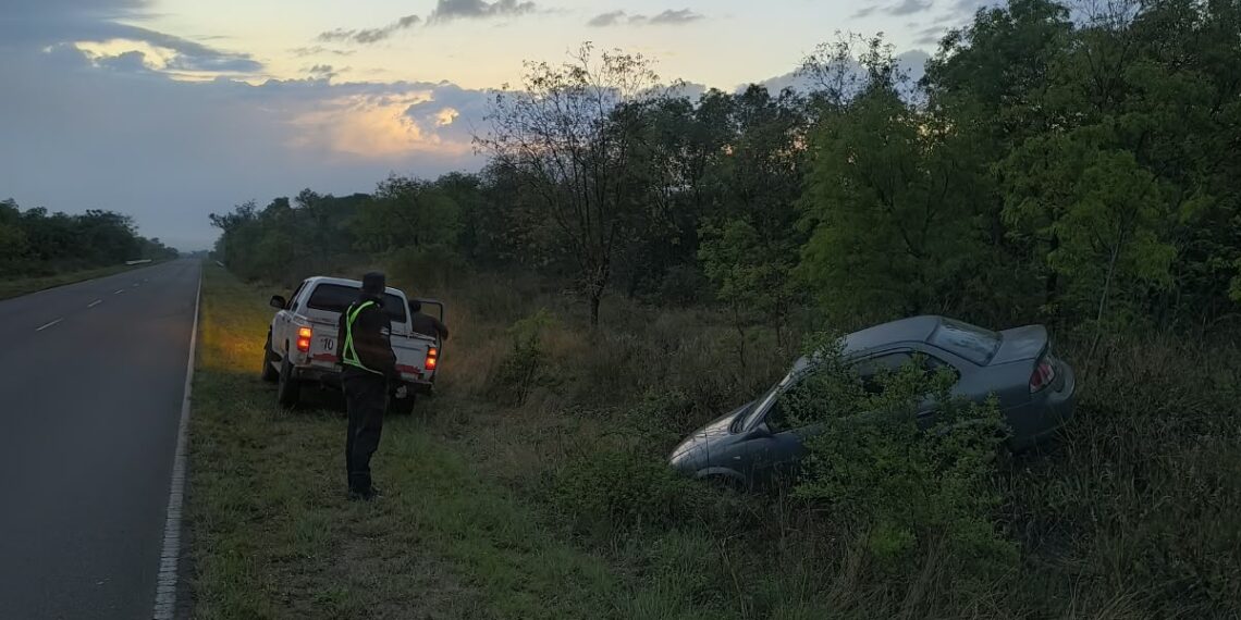 Un despiste vehicular sobre la Ruta Provincial 3 dejó solo daños materiales