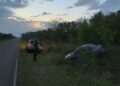 Un despiste vehicular sobre la Ruta Provincial 3 dejó solo daños materiales