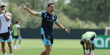 La Selección Argentina vuelve a entrenarse antes de Bolivia