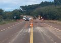 Rehabilitaron el tránsito sobre la Ruta 14 tras finalizar la reparación de la alcantarilla del arroyo Pindapoy Grande
