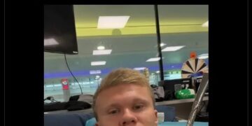 Erling Haaland subió una foto con un mate y causo furor en las redes