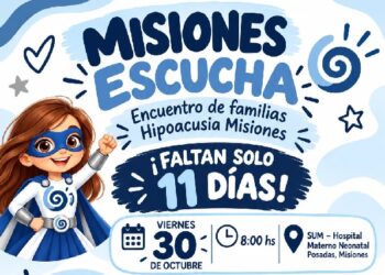 Neonatología impulsa encuentro de familias hipoacúsicas y entrega de vinchas auditivas